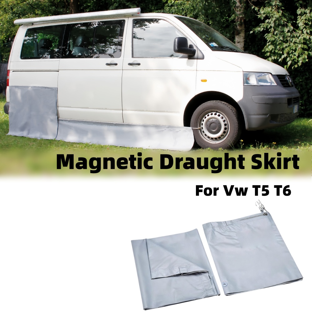 Camping - แผ่นปิดช่องว่างใต้ล้อรถ RV พร้อมแม่เหล็ก สำหรับ VW T5