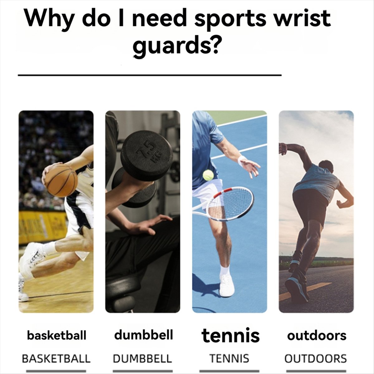 Wrist Wraps Weightlifting Support - สายรัดข้อมือ A91P 1 คู่ สายรัดพยุงข้อมือแบบพิเศษ สำหรับยกน้ำหนัก