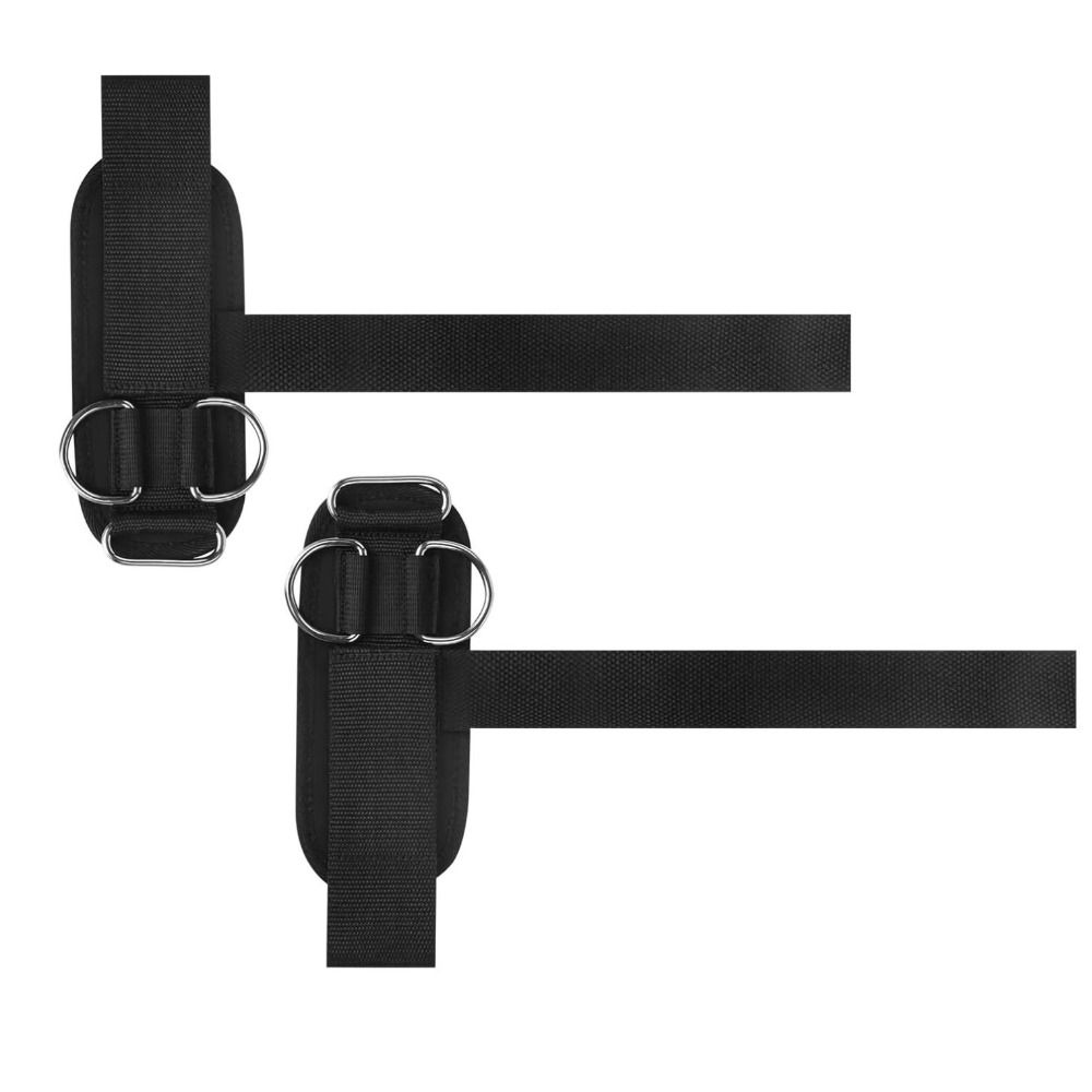 Wrist Wraps Weightlifting Support - สายรัดยกน้ำหนักกันลื่นพร้อมที่จับมือ สายรัดข้อมือสำหรับออกกำลังกายพร้อมห่วง D สะดวกสบายสำหรับการดึงข้อและยกน้ำหนักเดดลิฟต์