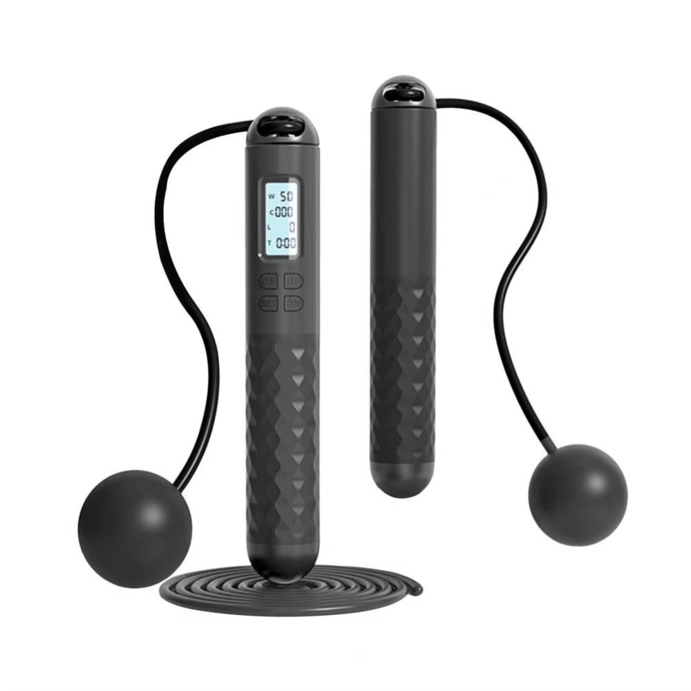 Smart Jump Rope Digital Counter - เชือกกระโดดไร้สายแบบพกพา พร้อมตัวนับจำนวนครั้ง ช่วยลดน้ำหนัก เชือกกระโดดดิจิทัลอัจฉริยะ กันลื่น สำหรับเด็ก