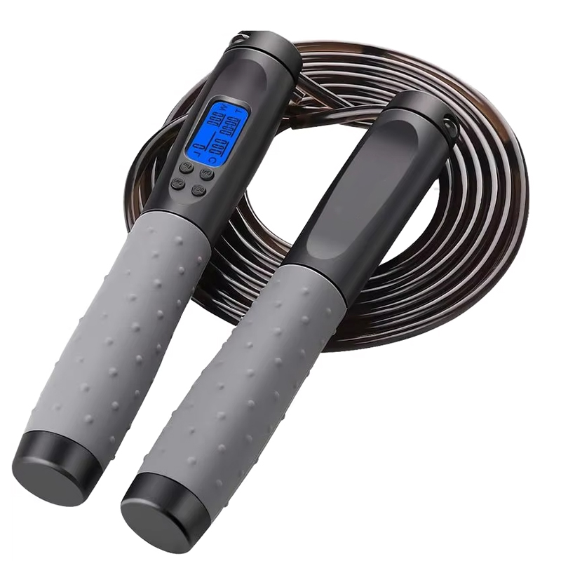 Smart Jump Rope Digital Counter - เชือกกระโดดออกกำลังกายอัจฉริยะพร้อมตัวนับจำนวนครั้งกระโดด เชือกกระโดดดิจิตอล นับแคลอรี่ เชือกกระโดดแบบพกพาปรับแต่งได้