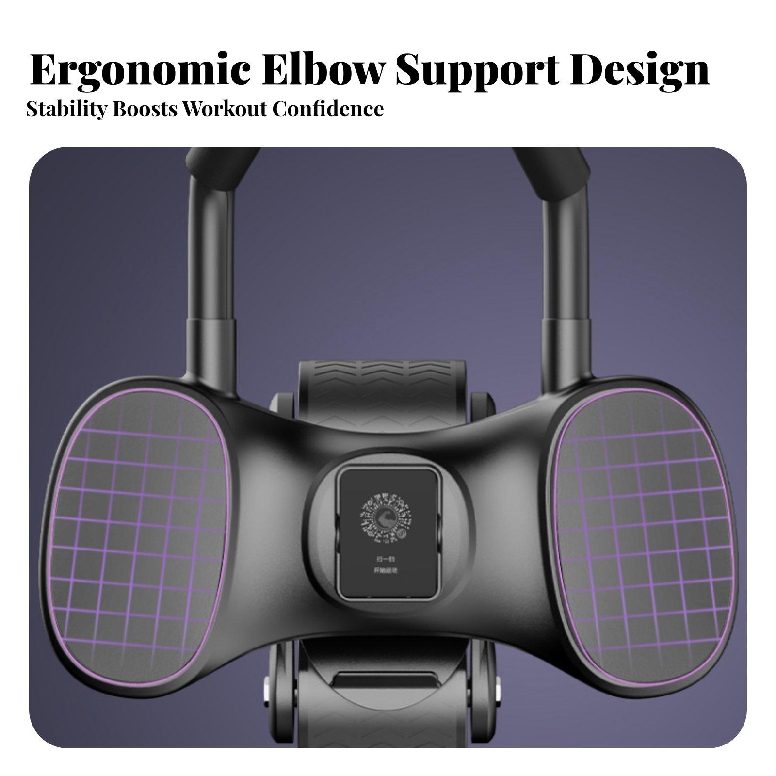 ล้อบริหารหน้าท้องพร้อมที่รองข้ - Ab Roller Wheel With Elbow Support บทวิจารณ์และราคา