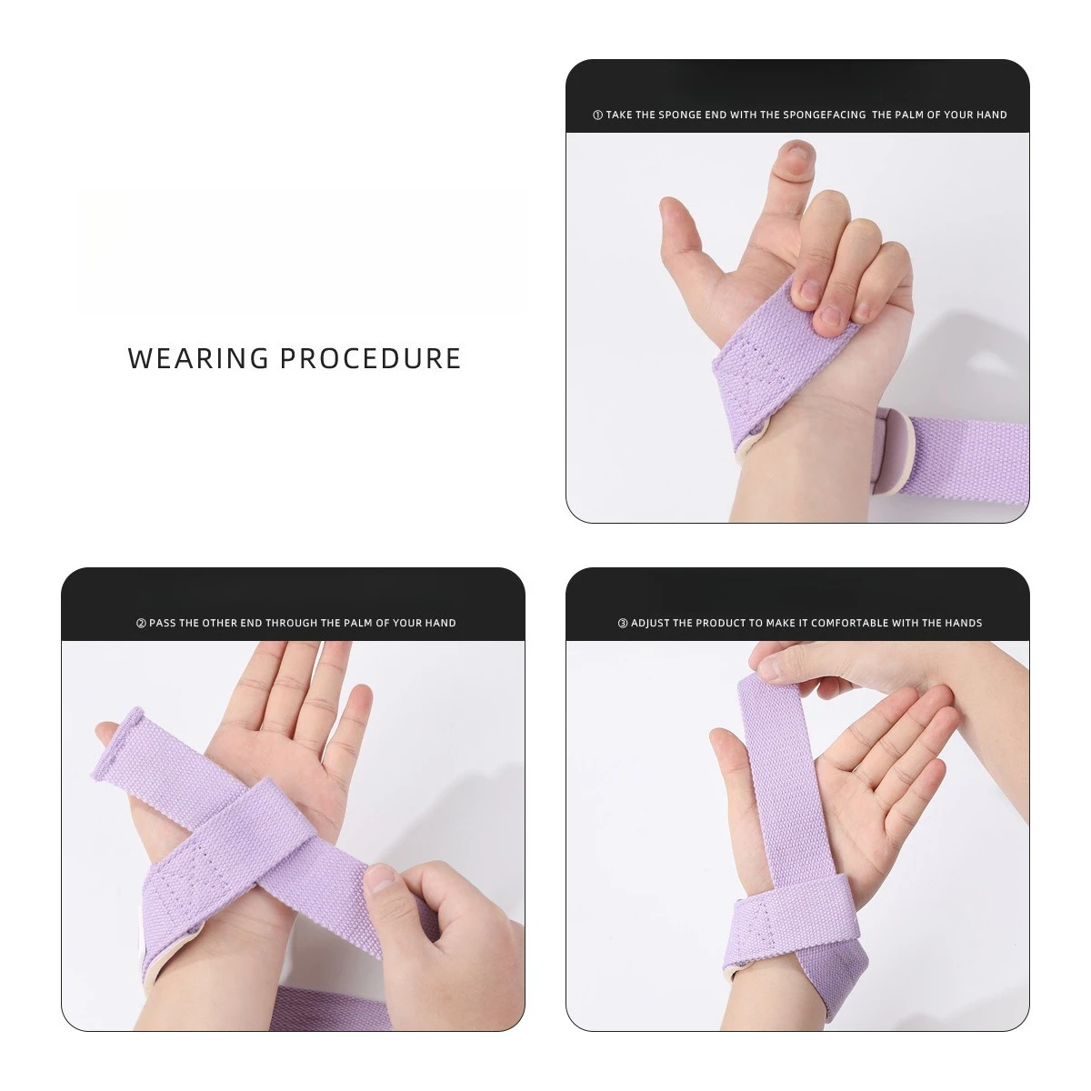 เข็มขัดออกกำลังกาย, สายรัดช่วย - Wrist Wraps Weightlifting Support บทวิจารณ์และราคา