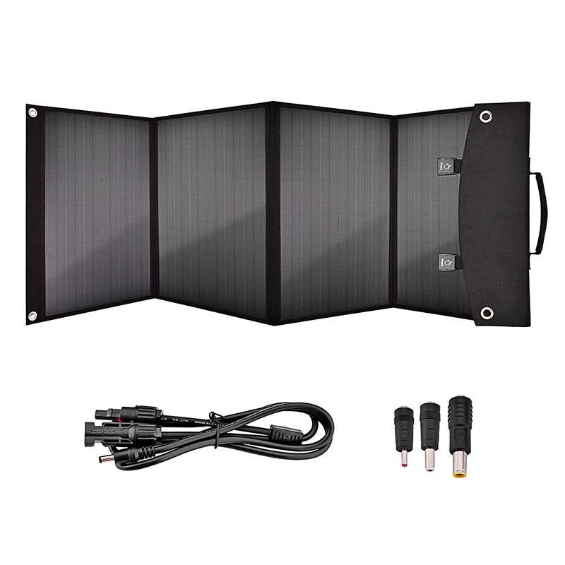 แผงโซลาร์เซลล์แบบพับได้ 100w 1 - Hiking บทวิจารณ์และราคา