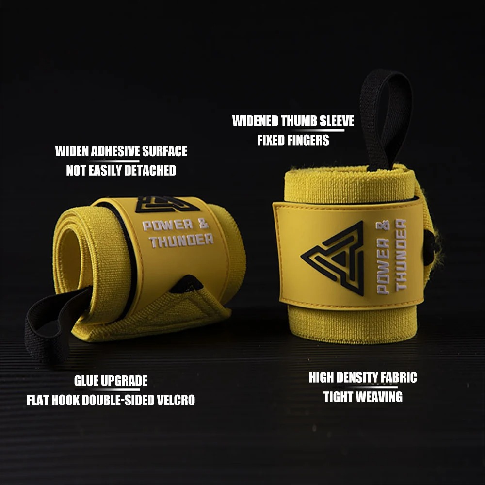 Heavy Duty Weight Lifting WRIS - Wrist Wraps Weightlifting Support บทวิจารณ์และราคา