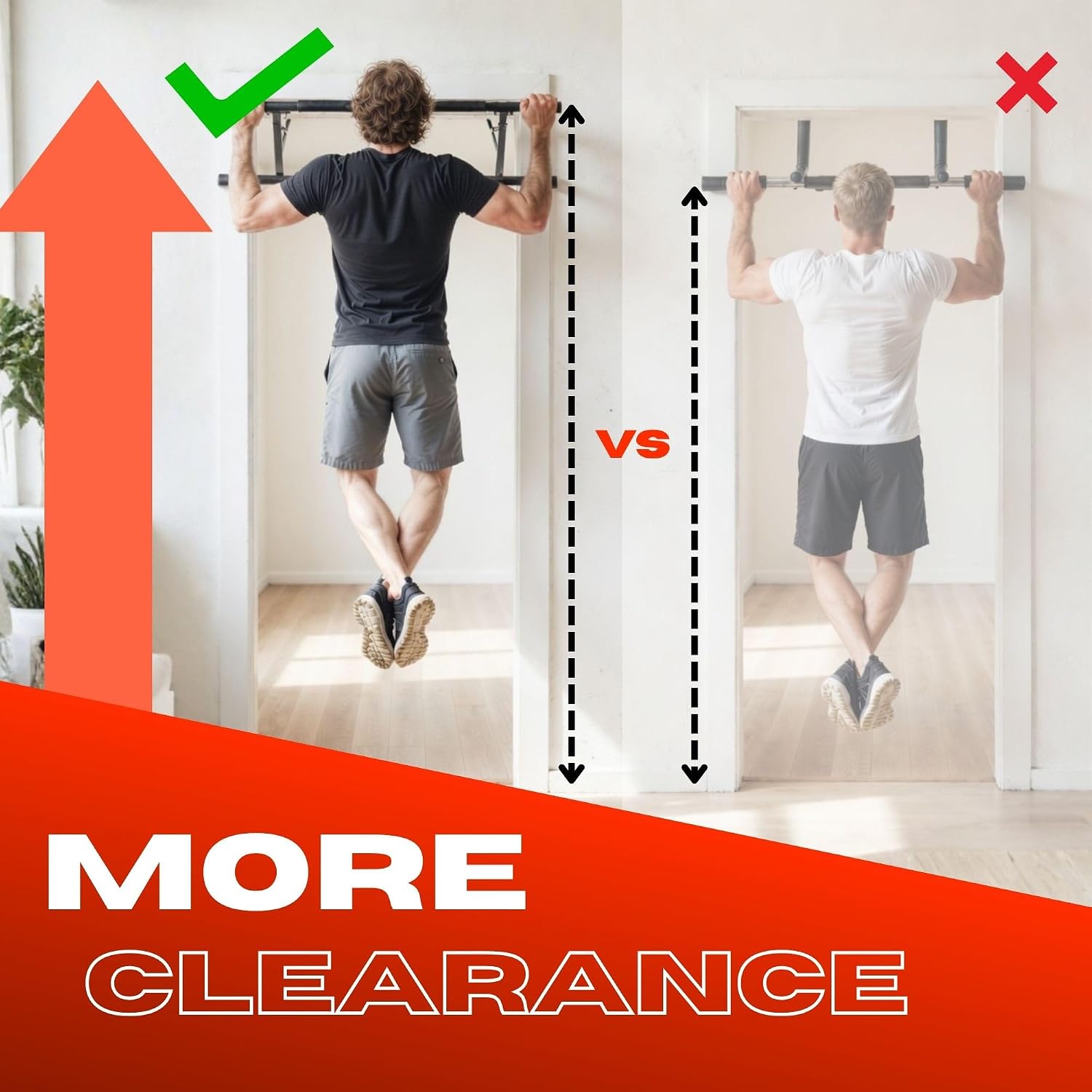 อุปกรณ์ออกกำลังกายแบบครบวงจรสำ - Door Pull Up Bar No Screw บทวิจารณ์และราคา